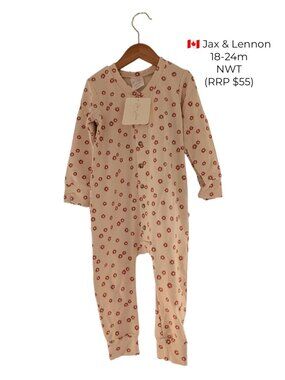 Jax & Lennon Daisy Button Romper 18M 24M Girls Clothing Small Shop